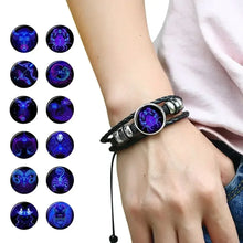 Load image into Gallery viewer, Guardian Bracelet Black Leather Bracelet Adjustable
