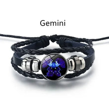 Load image into Gallery viewer, Guardian Bracelet Black Leather Bracelet Adjustable
