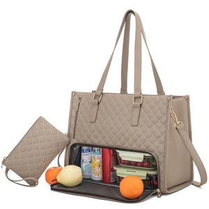3-IN-1 Totebag  Lunch Tote Shoulder Bag