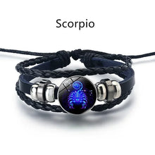 Load image into Gallery viewer, Guardian Bracelet Black Leather Bracelet Adjustable
