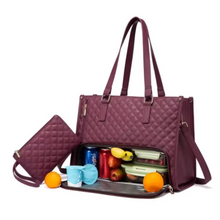 Cargar imagen en el visor de la galería, 3-IN-1 Totebag  Lunch Tote Shoulder Bag
