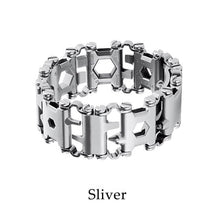 Load image into Gallery viewer, 29 In 1 Multi-Tool Stainless Steel Bracelet
